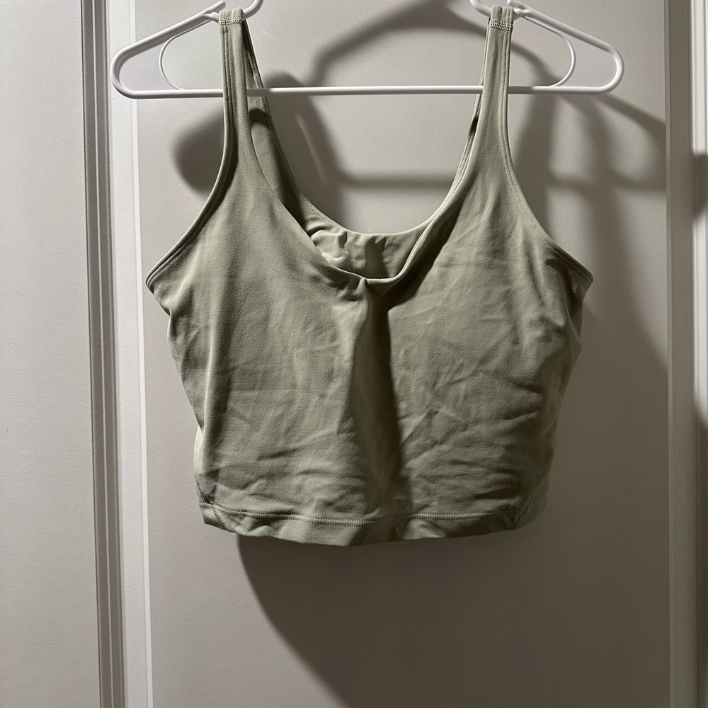 lululemon athletica Green Crop Top